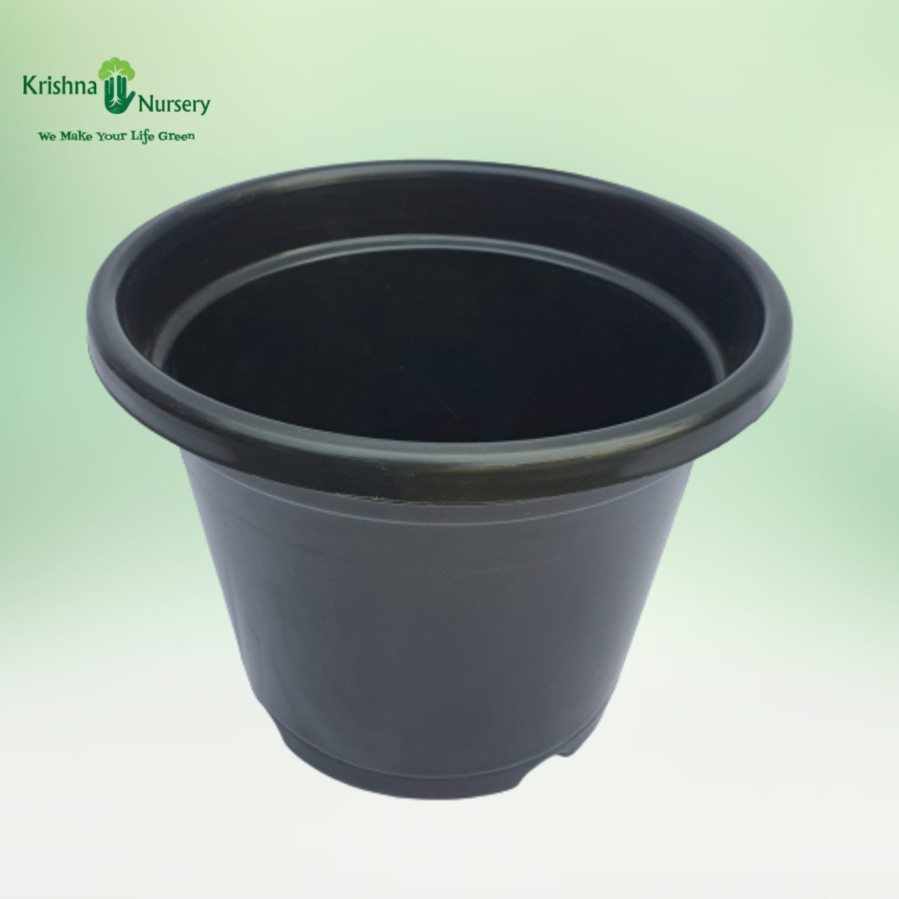 10 inch Black Pot