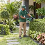 Maali with Trimmer Hedge Cutter