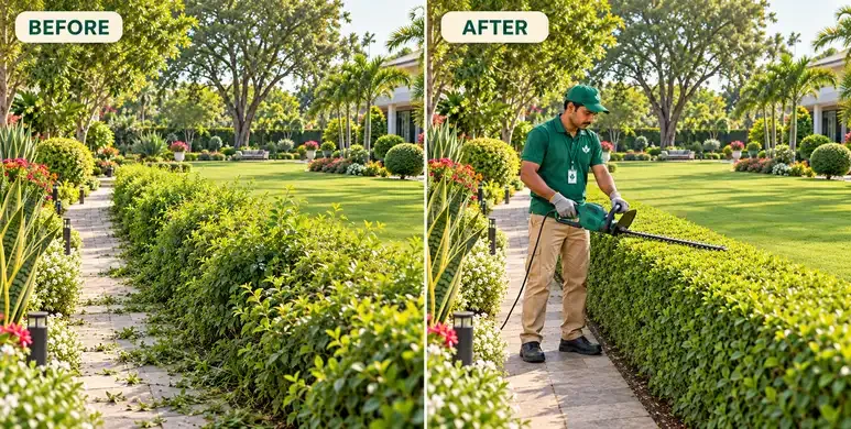 Maali with Trimmer Hedge Cutter - 4 Hours